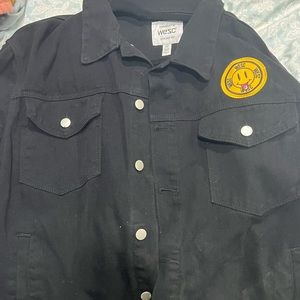 Wesc black denim jacket